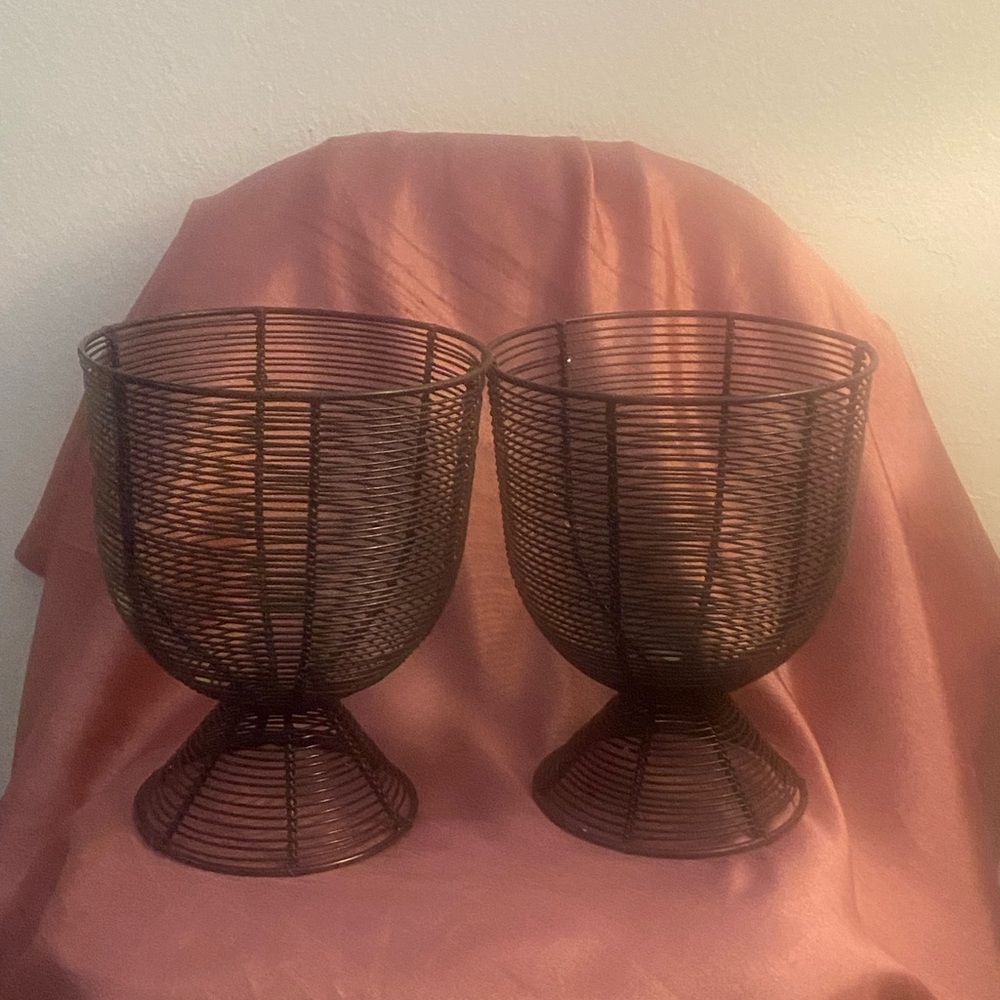 Black vases